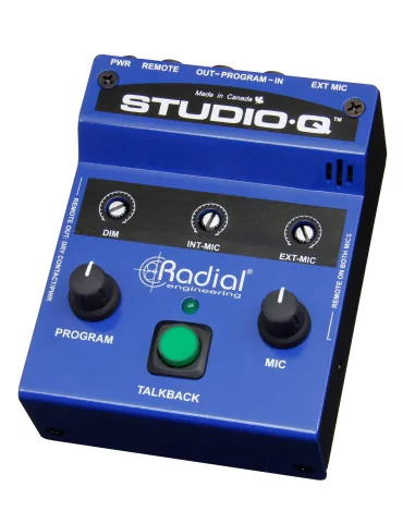  RADIAL ENGINEERING STUDIOQ Splitters - Studio talkback interface with microphone|MusicGoodDeal 