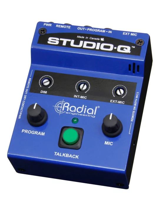  RADIAL ENGINEERING STUDIOQ Splitters - Studio talkback interface with microphone|MusicGoodDeal 