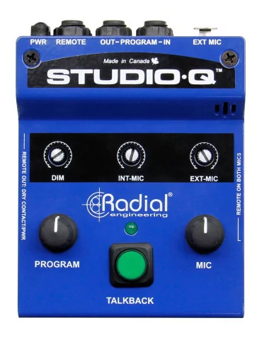  RADIAL ENGINEERING STUDIOQ Splitters - Studio talkback interface with microphone|MusicGoodDeal  2