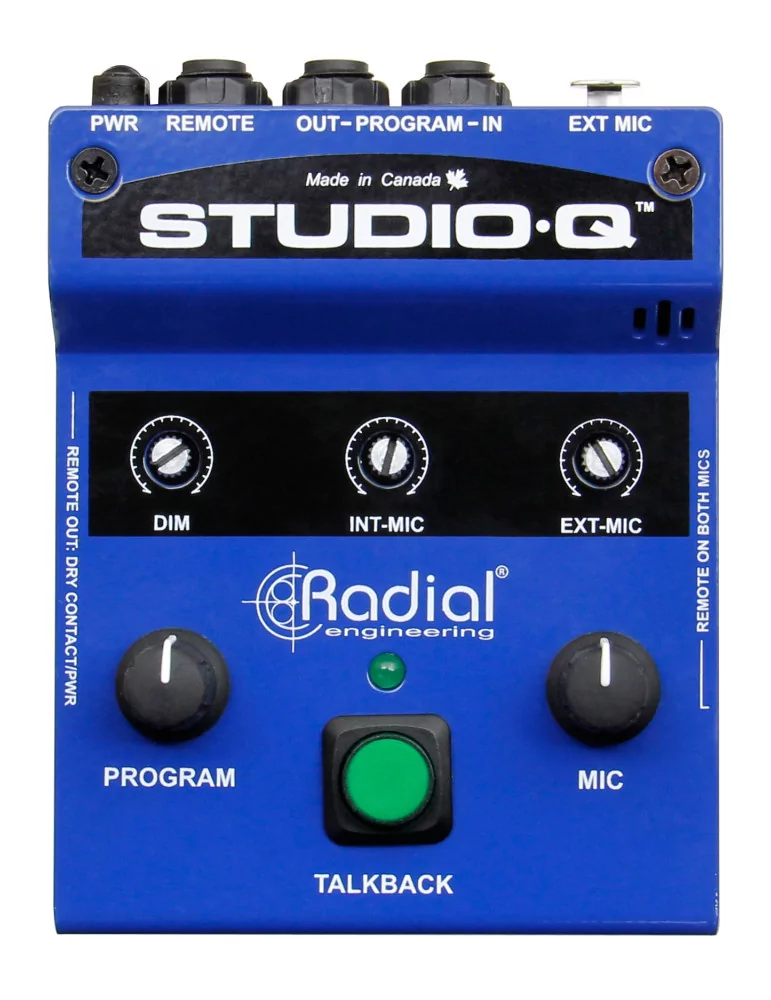  RADIAL ENGINEERING STUDIOQ Splitters - Studio talkback interface with microphone|MusicGoodDeal 
