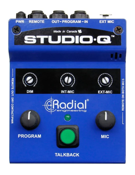  RADIAL ENGINEERING STUDIOQ Splitters - Studio talkback interface with microphone|MusicGoodDeal 