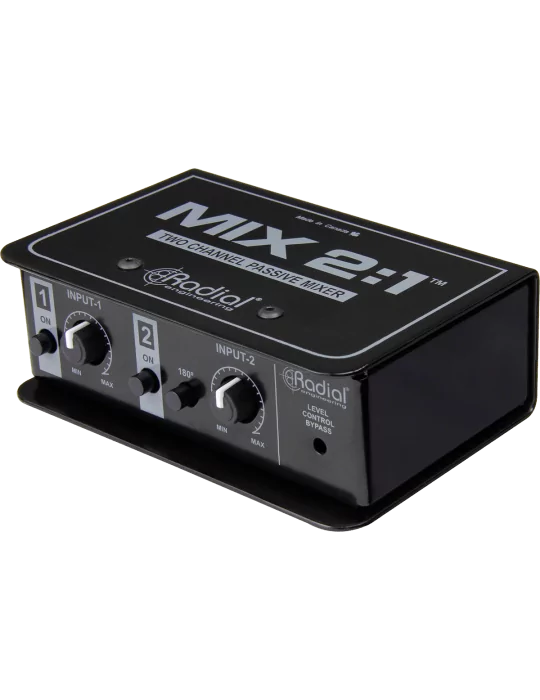  RADIAL ENGINEERING MIX2.1 Mixers - 2 channel summing mixer|MusicGoodDeal 