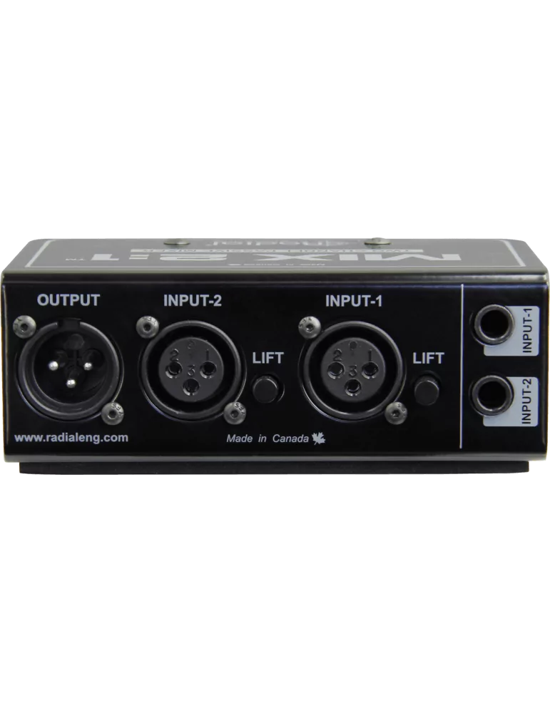 RADIAL ENGINEERING MIX2.1 Mixers - 2 channel summing mixer|MusicGoodDeal 
