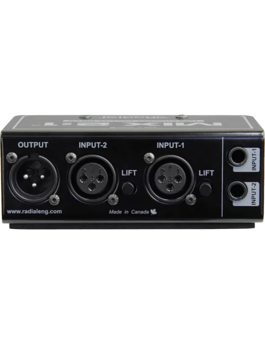  RADIAL ENGINEERING MIX2.1 Mixers - 2 channel summing mixer|MusicGoodDeal 