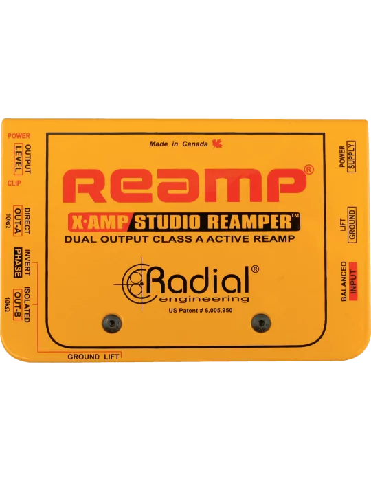  RADIAL ENGINEERING X-AMP Direct Boxes - Active Reamper|MusicGoodDeal 