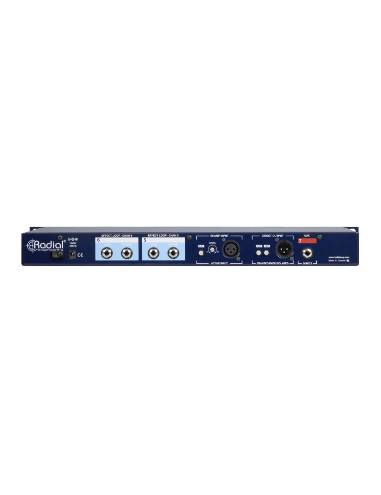  RADIAL ENGINEERING JD7 Racks - Rack reamp 2 in 7 out|MusicGoodDeal 