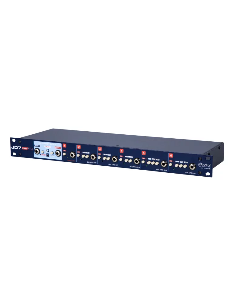  RADIAL ENGINEERING JD7 Racks - Rack reamp 2 in 7 out|MusicGoodDeal 