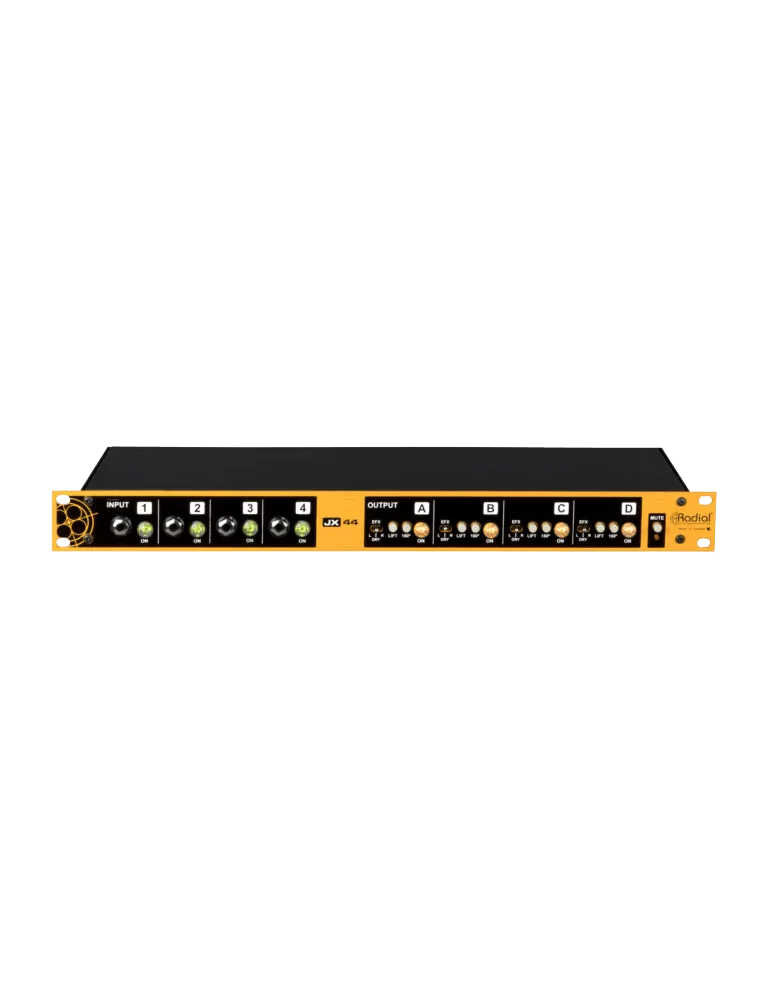  RADIAL ENGINEERING JX44-V2 Racks - Switch guitars 4 inputs/6 outputs|MusicGoodDeal 