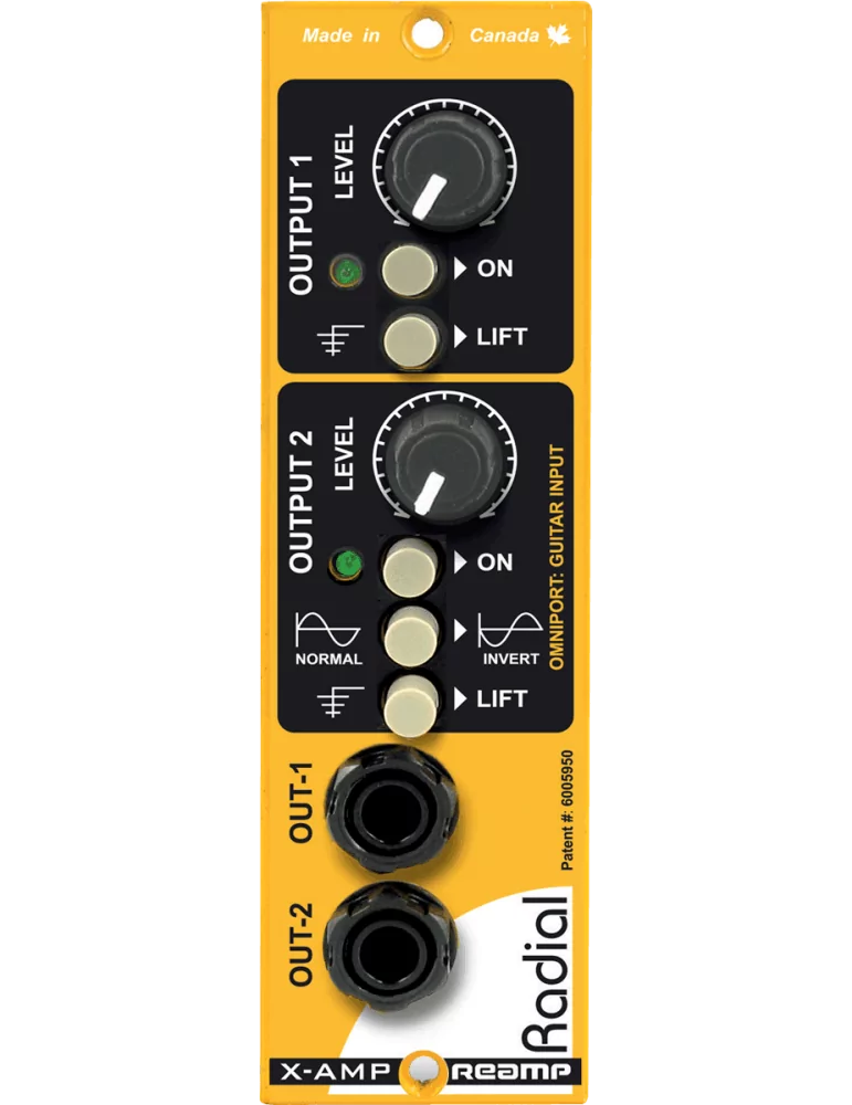  RADIAL ENGINEERING X-AMP-500 Módulos - Módulo de reamplificación|MusicGoodDeal 