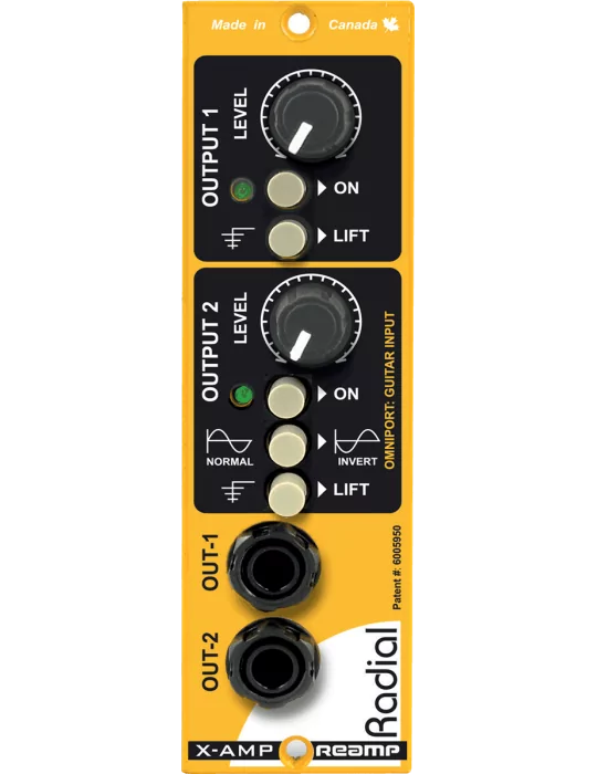  RADIAL ENGINEERING X-AMP-500 Módulos - Módulo de reamplificación|MusicGoodDeal 