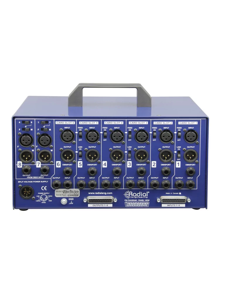  RADIAL ENGINEERING SIXPACK Bastidores de energía - Lunchbox 6 módulos|MusicGoodDeal 