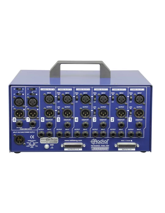  RADIAL ENGINEERING SIXPACK Bastidores de energía - Lunchbox 6 módulos|MusicGoodDeal 