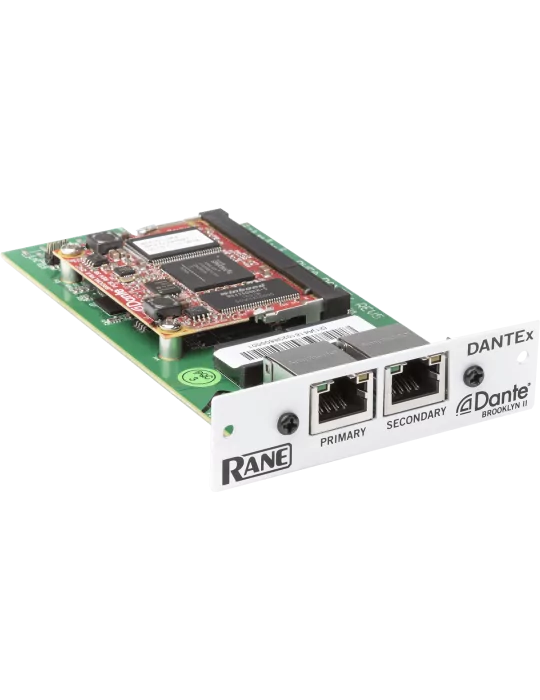  RANE COMMERCIAL DANTEX Accesorios - Tarjeta DANTEx para el terminal 1010x|MusicGoodDeal 