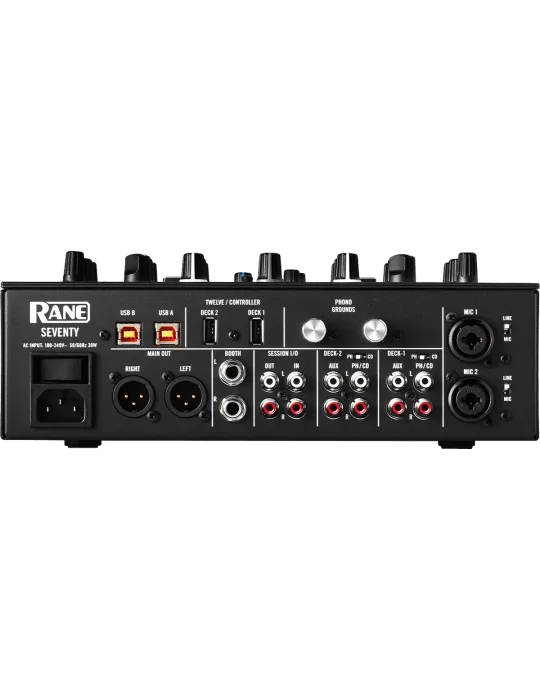  RANE DJ SEVENTY 2 canales, 2 USB, pantalla OLED de 1,6 pulgadas|MusicGoodDeal 