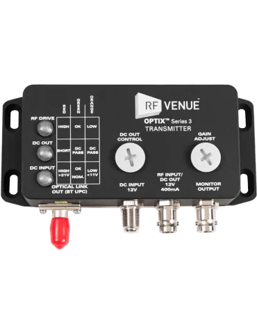  RF VENUE RFV-OPTX2-S3-E Antena de doble desplazamiento sobre fibra óptica|MusicGoodDeal 