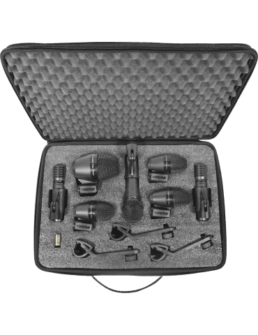  SHURE PGADRUMKIT7 Instruments - 7 Mic Drum Case|MusicGoodDeal  2