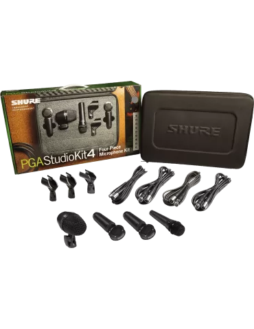  SHURE PGASTUDIOKIT4 Instruments - PGA52, 57, 181 4-mic studio kit (x2)|MusicGoodDeal  2