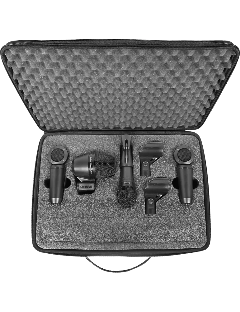  SHURE PGASTUDIOKIT4 Instrumente - Set mit 4 Studiomikrofonen PGA52, 57, 181 (x2)|MusicGoodDeal 