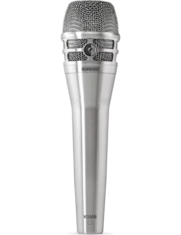  SHURE KSM8-N Micrófono de voz de níquel cardioide Dualdyne|MusicGoodDeal 