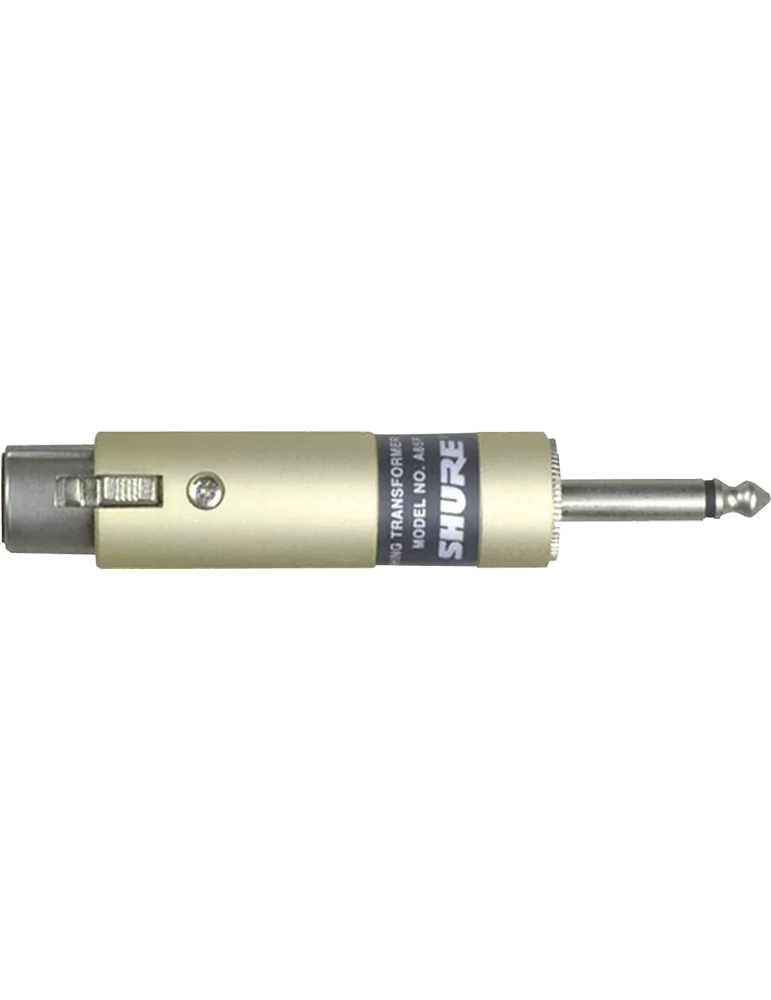  SHURE A85F Adapter - Transfo XLR weiblich In - Jack männlich Out|MusicGoodDeal 