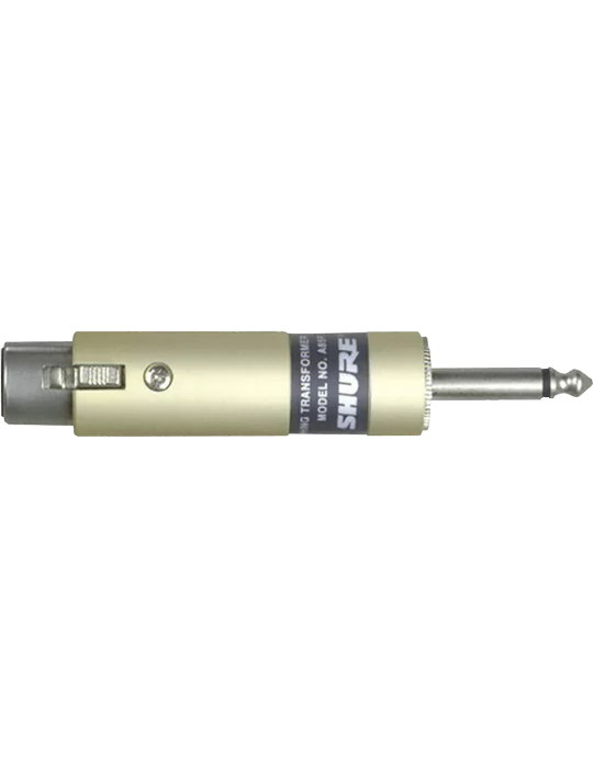  SHURE A85F Adapter - Transfo XLR weiblich In - Jack männlich Out|MusicGoodDeal 