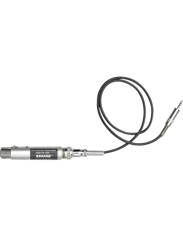  SHURE A96F Adaptadores - Transfo XLR F In - Mini Jack Out|MusicGoodDeal 