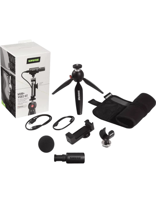  SHURE MV88+DIG-VIDKIT Nomad - MV88+ video kit with tripod|MusicGoodDeal 