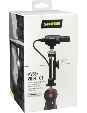  SHURE MV88+DIG-VIDKIT Nomad - MV88+ video kit with tripod|MusicGoodDeal  2