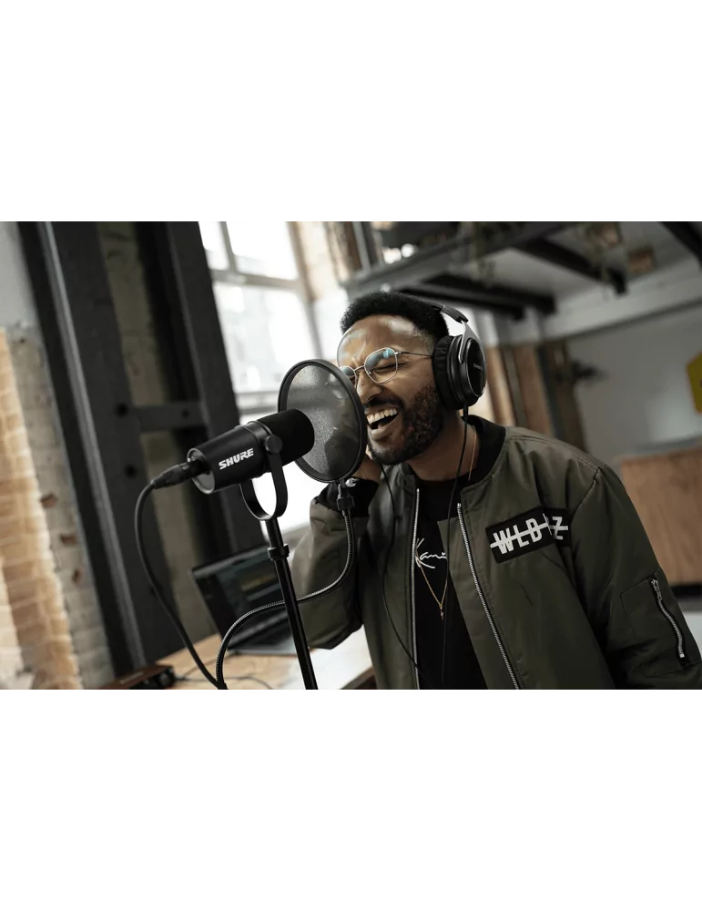  SHURE MV7X Dynamic cardioid podcast microphone XLR|MusicGoodDeal 