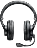  SHURE BRH440M-LC Microphone Headset Intercom two earphones|MusicGoodDeal 