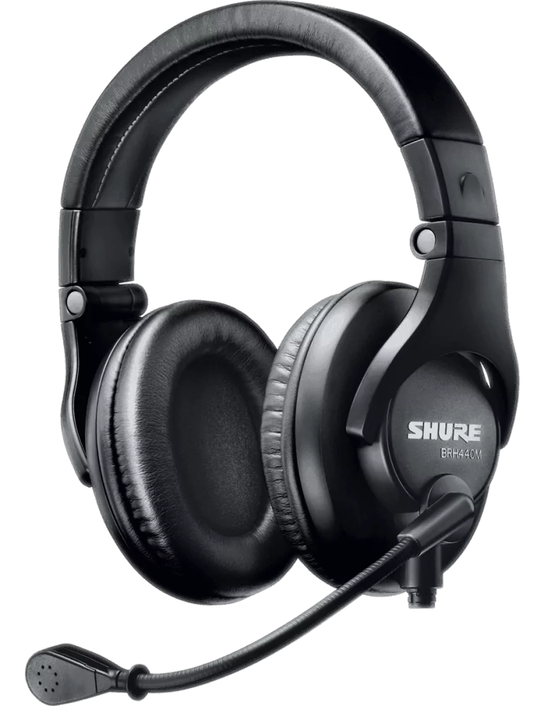  SHURE BRH440M-LC Mikrofon Kopfhörer Intercom zwei Ohrhörer|MusicGoodDeal 