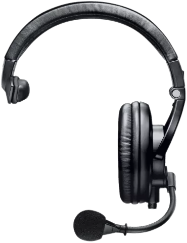  SHURE BRH441M-LC Microphone Headset Intercom one earphone|MusicGoodDeal 