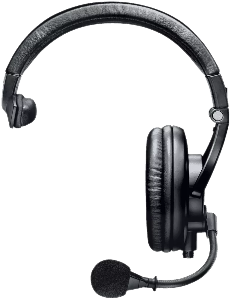  SHURE BRH441M-LC Microphone Headset Intercom one earphone|MusicGoodDeal 
