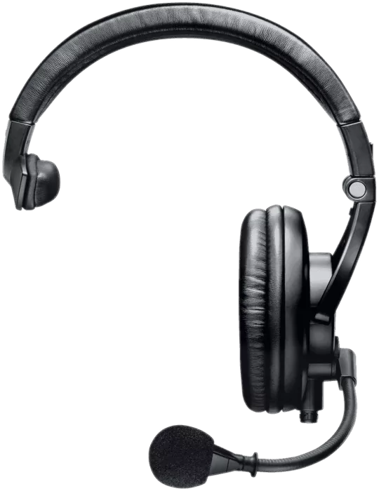  SHURE BRH441M-LC Microphone Headset Intercom one earphone|MusicGoodDeal 