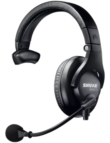 SHURE BRH441M-LC Microphone Headset Intercom one earphone|MusicGoodDeal  2
