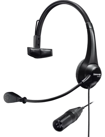  SHURE BRH31M-NXLR4M Micro headset light intercom one earphone|MusicGoodDeal 