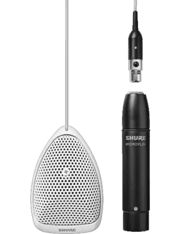  SHURE MX391W-A/O Miniature Surface Micros - White Omni Surface Effect Micro|MusicGoodDeal 