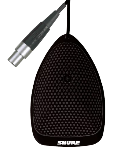  SHURE MX391-C Miniature surface microphones - Mini black cardioid|MusicGoodDeal 