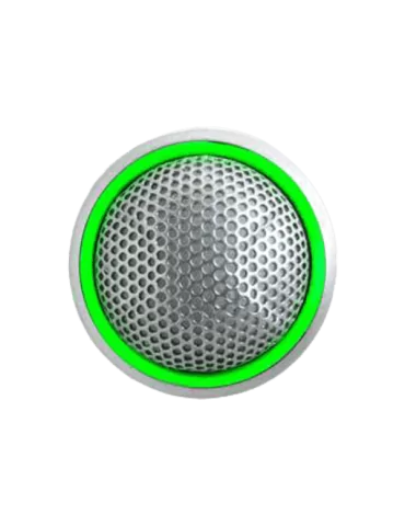  SHURE MX395AL-BI-LED Surface microphones button - Alu led Bidirectional button|MusicGoodDeal 