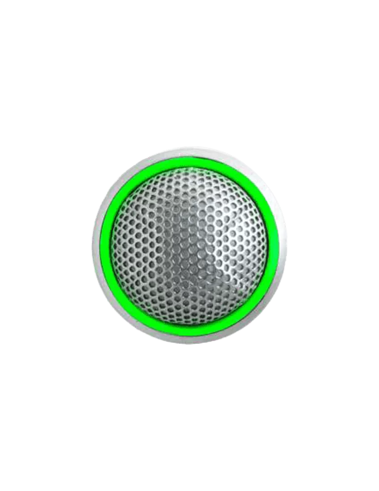  SHURE MX395AL-BI-LED Surface microphones button - Alu led Bidirectional button|MusicGoodDeal 