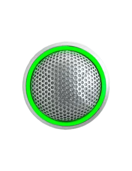  SHURE MX395AL-BI-LED Surface microphones button - Alu led Bidirectional button|MusicGoodDeal 