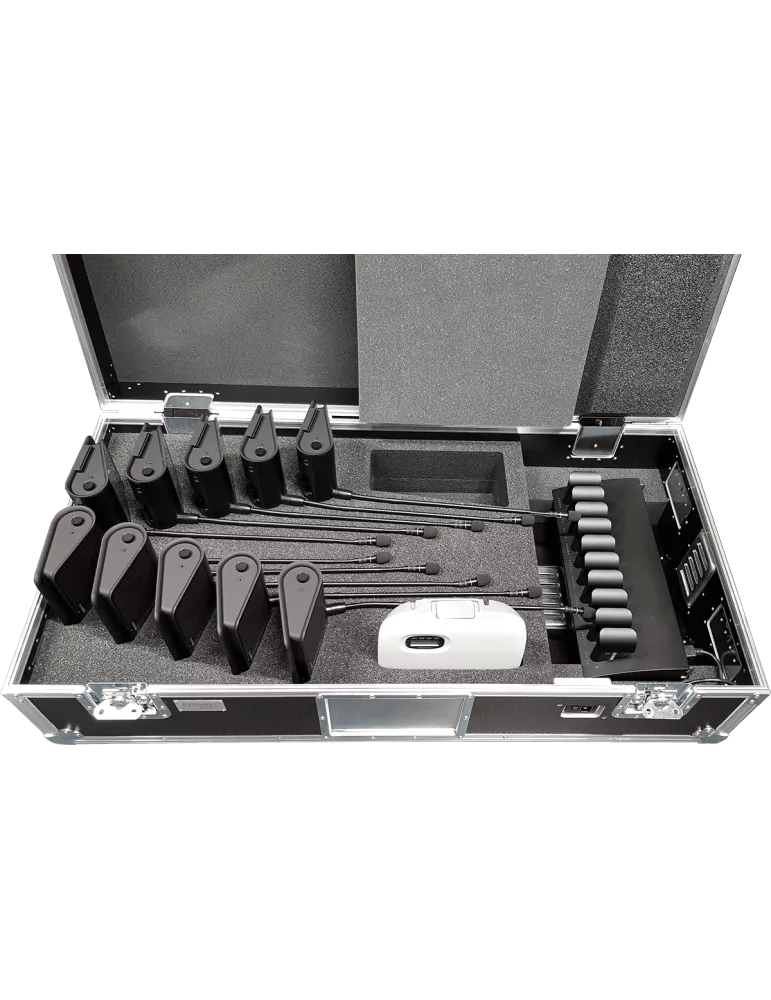SHURE FLIGHT-MXCW-T10 Accessories - MXCW 10 Station Case|MusicGoodDeal