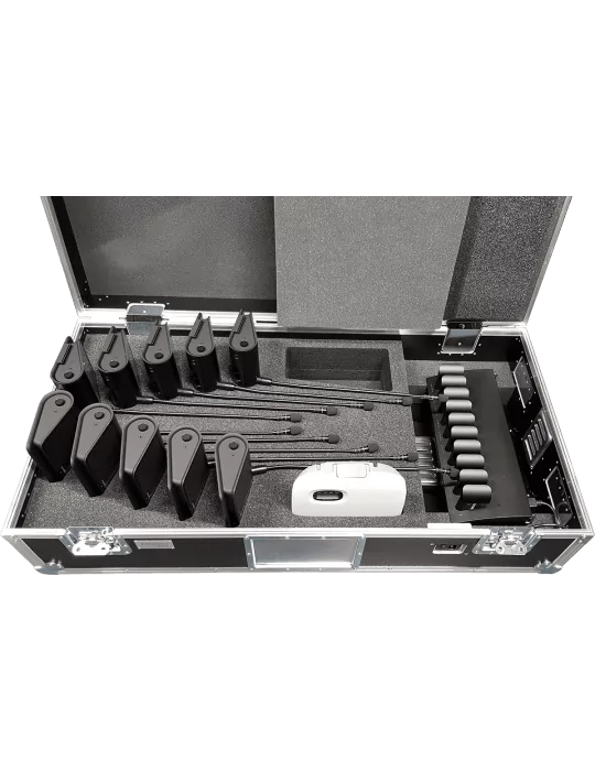SHURE FLIGHT-MXCW-T10 Accessories - MXCW 10 Station Case|MusicGoodDeal