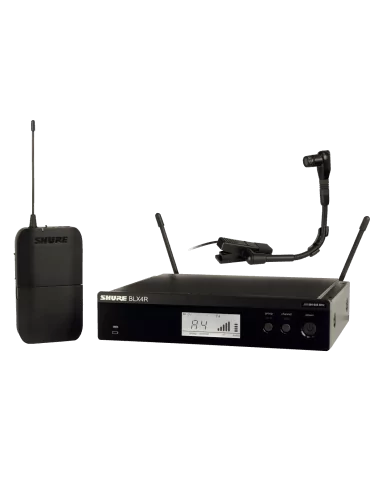  SHURE BLX14RE-B98-H8E Complete Rackmount - WB98HC Instrument - H8E Band|MusicGoodDeal 