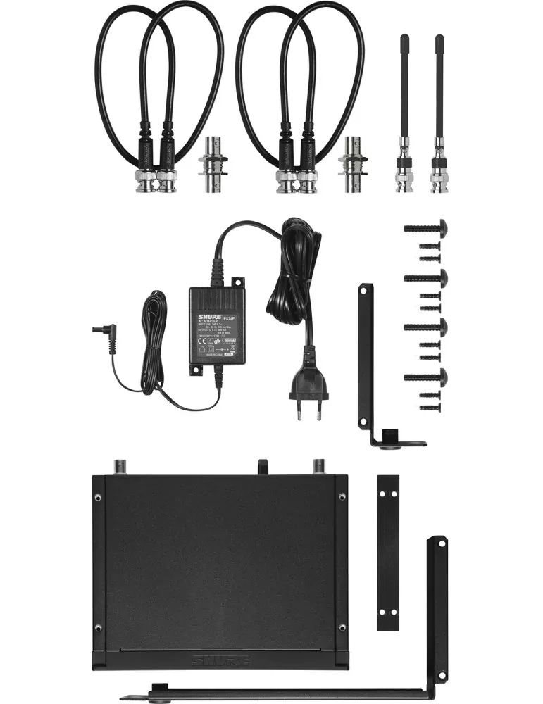  SHURE BLX14RE-B98-H8E Complete Rackmount - WB98HC Instrument - H8E Band|MusicGoodDeal 