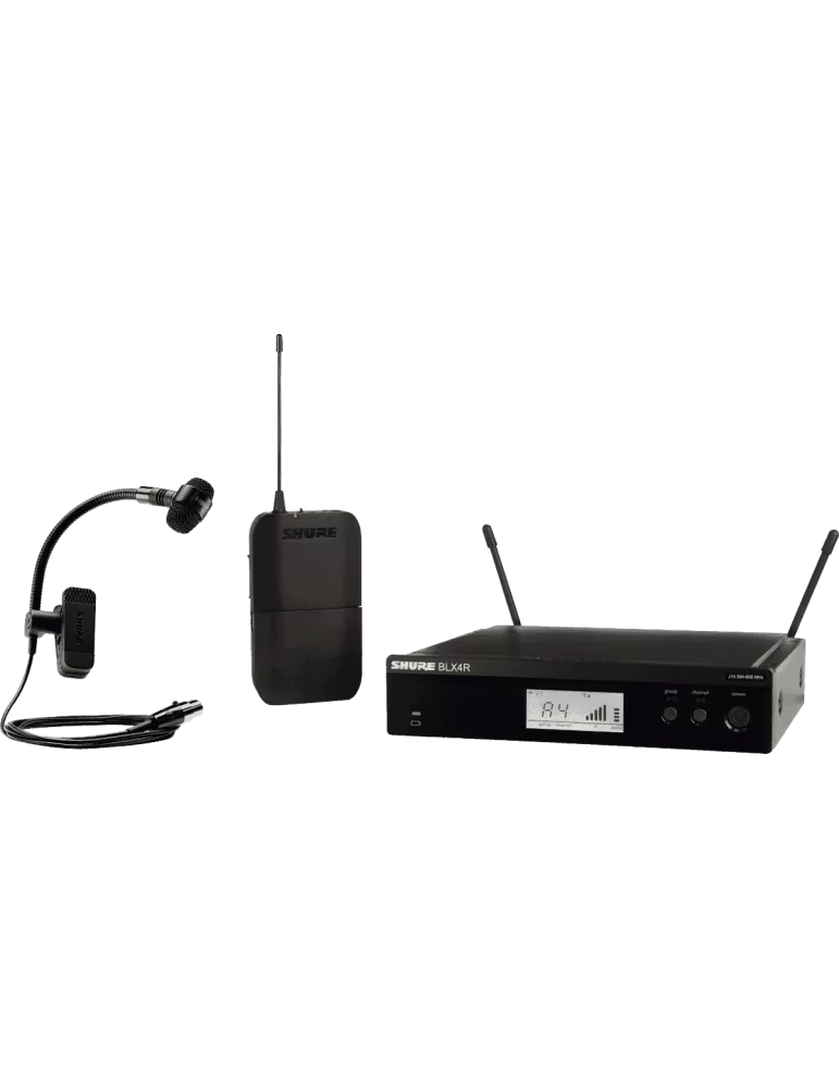  SHURE BLX14RE-PGA98H-M17 Complete rackable - PGA98H Instrument - M17 Band|MusicGoodDeal 