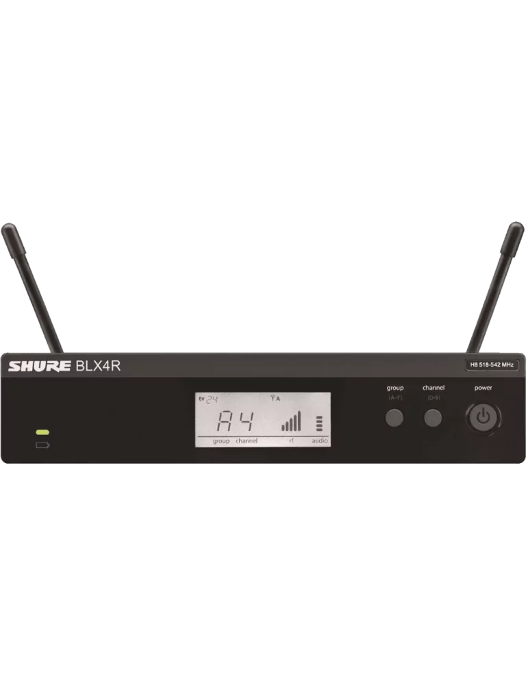  SHURE BLX4RE-M17 Receptor - Enrackable - Banda M17 - 662 a 686MHz|MusicGoodDeal 