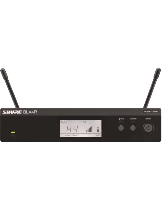  SHURE BLX4RE-M17 Receptor - Enrackable - Banda M17 - 662 a 686MHz|MusicGoodDeal 