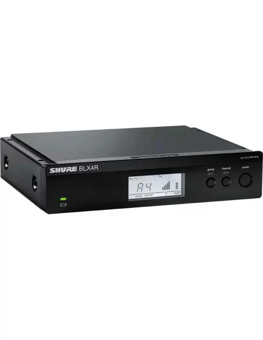  SHURE BLX4RE-M17 Receptor - Enrackable - Banda M17 - 662 a 686MHz|MusicGoodDeal 
