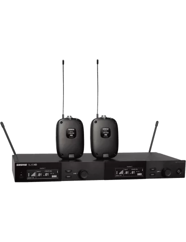  SHURE SLXD14DE-S50 Complete Dual System - Dual Pocket System - S50 - 823-832/863-865 MHz|MusicGoodDeal 